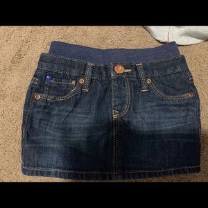 Jean skirt baby gap